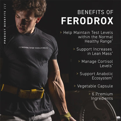 Kaged Muscle Ferodrox Natural Test Support Capsules