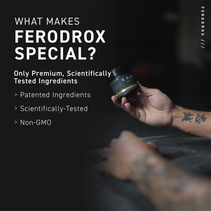 Kaged Muscle Ferodrox Natural Test Support Capsules