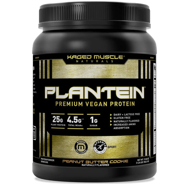 Kaged Muscle Plantein Premium Vegan Protein 15 Servings