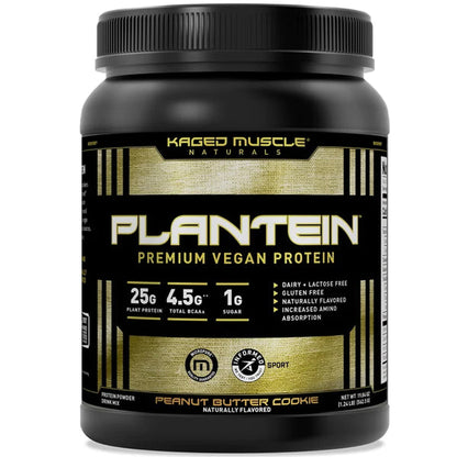 Kaged Muscle Plantein Premium Vegan Protein 15 Servings