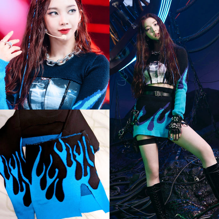 Karina’s Style Savage Sweatshirt + Skirt