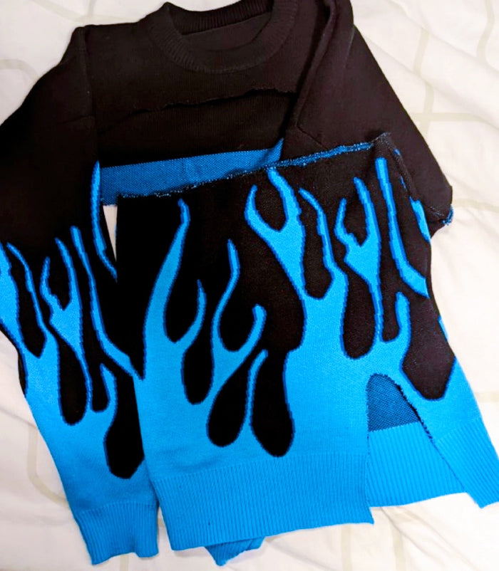 Karina’s Style Savage Sweatshirt + Skirt