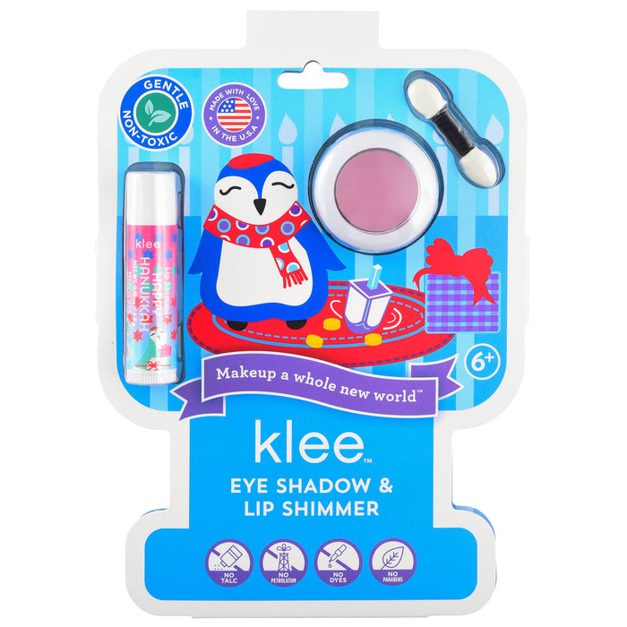 Kids Eye Shadow and Lip Shimmer Set | Hanukkah Dreidel Twinkle