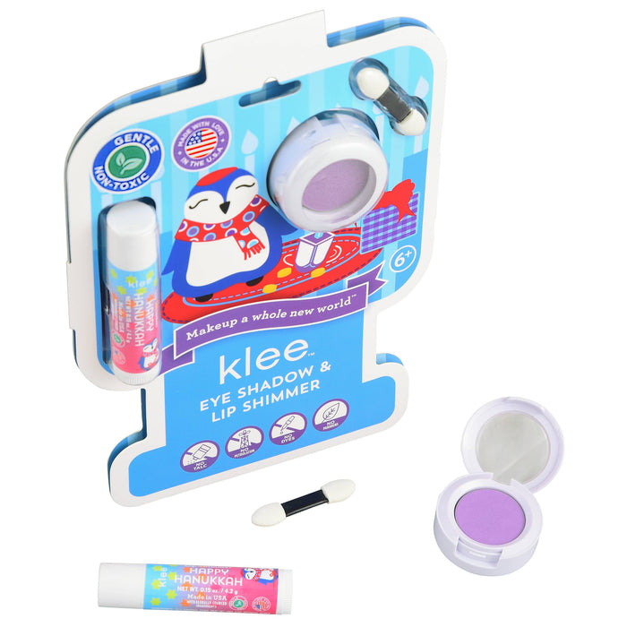 Kids Eye Shadow and Lip Shimmer Set | Hanukkah Dreidel Twinkle
