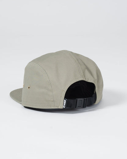 Kingz Crown Patch Strapback Hat Sage Green - Back View Adjustable Black Strap Kingz Logo Tag Sage Green Fabric Casual Fit BJJ Training Apparel [color:Oliver]