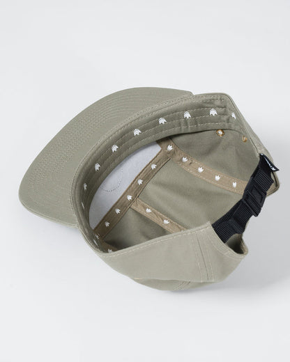 Kingz Crown Patch Strapback Hat Sage Green - Inside View Sage Green Crown Pattern Inner Lining Black Adjustable Strap Minimalist Design Casual Wear Hat [color:Oliver]