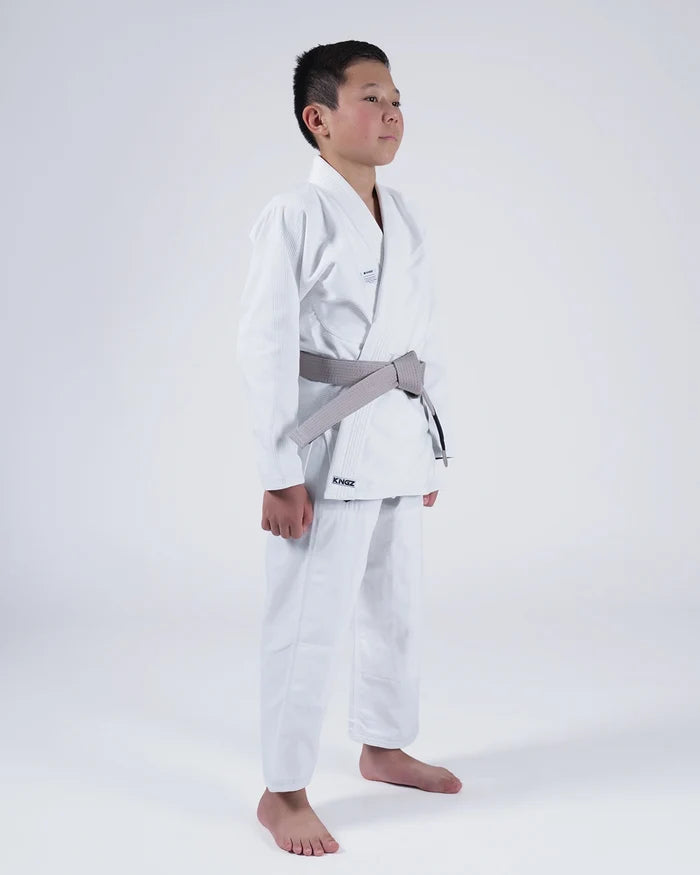 Kingz Kore V2 Youth BJJ Gi - White – view 7