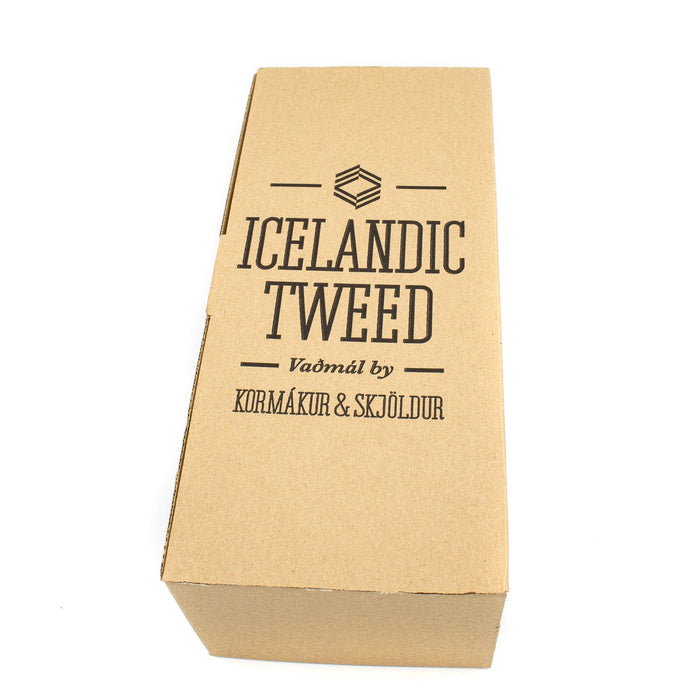 K&S Icelandic Tweed - Inniskór - Grár Fiskibeina - Kormákur & Skjöldur