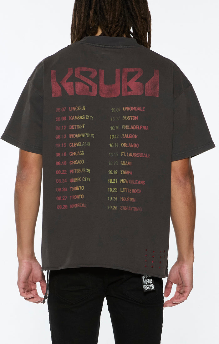 KSUBI venom ekcess ss tee - black