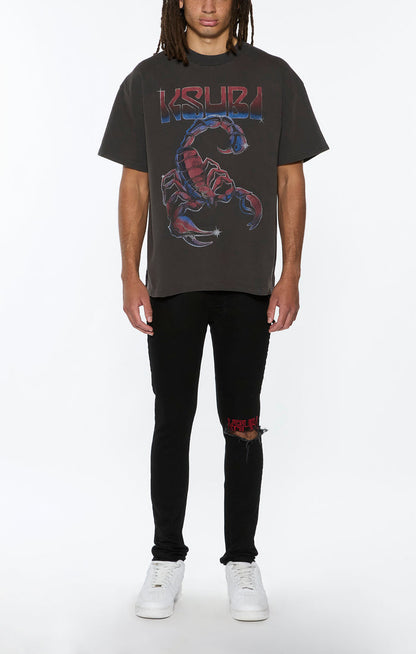 KSUBI venom ekcess ss tee - black