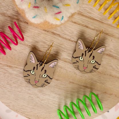 Le Chic Miami - Cat Hoop Earrings
