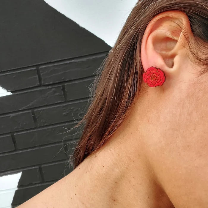 Le Chic Miami - Rose Stud Earrings
