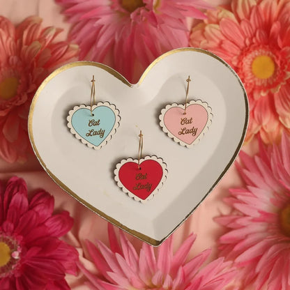 Le Chic Miami - Valentine Heart Hoop Earrings