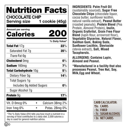 Lenny & Larry's 1.6oz Keto Cookie 12pk
