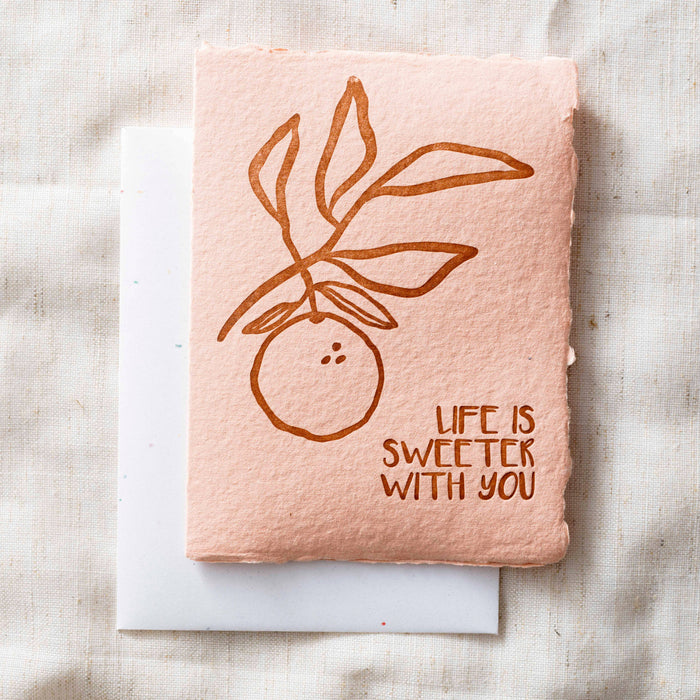 Life is Sweeter- Greeting Card