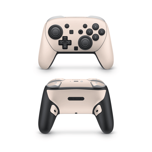 Light Creme Nintendo Switch Pro Controller Decal Skins