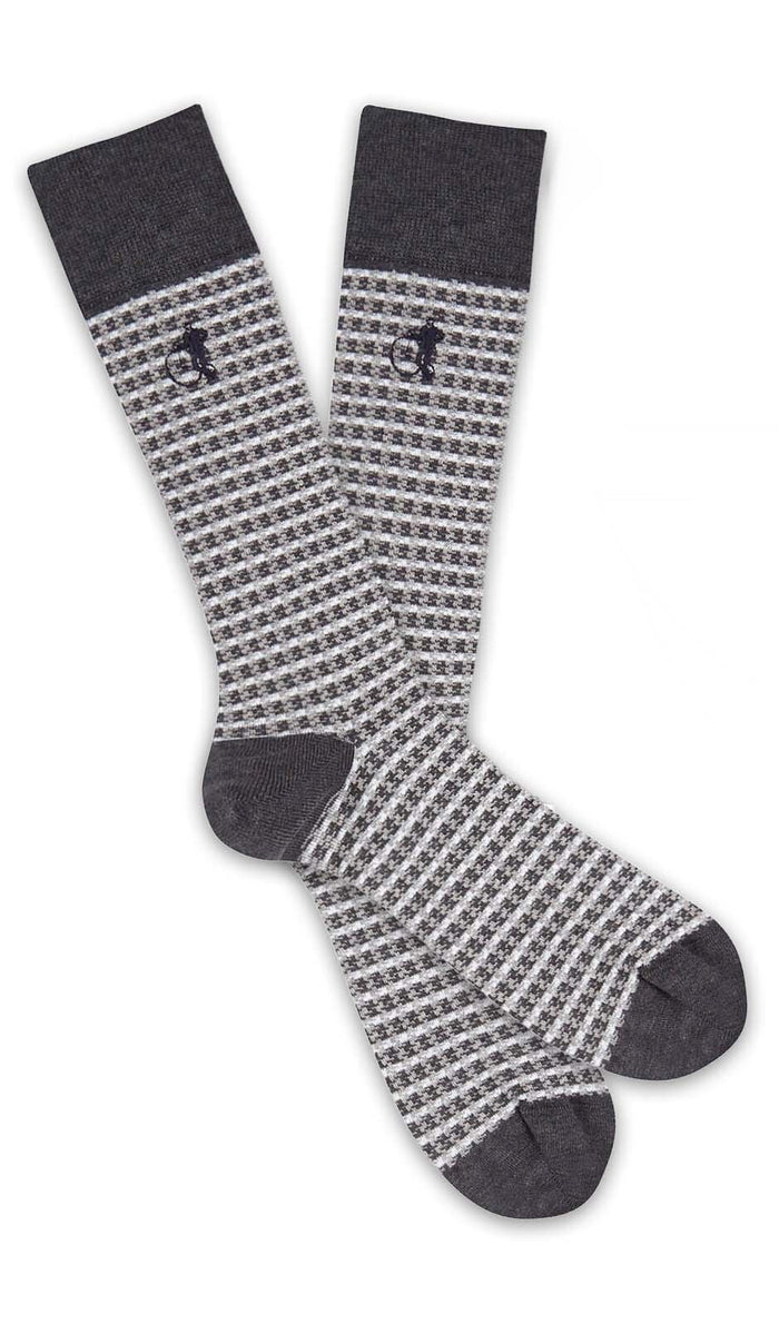 London Sock Shaken and Stirred Grey