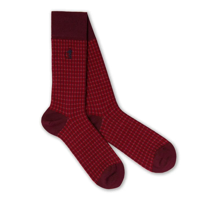 London Sock Shaken & Stirred Ruby Red - Kormákur & Skjöldur