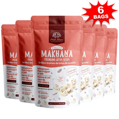 Maa Khana Makhana Premium Lotus Seeds 6pk