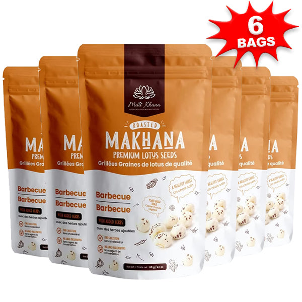 Maa Khana Makhana Premium Lotus Seeds 6pk