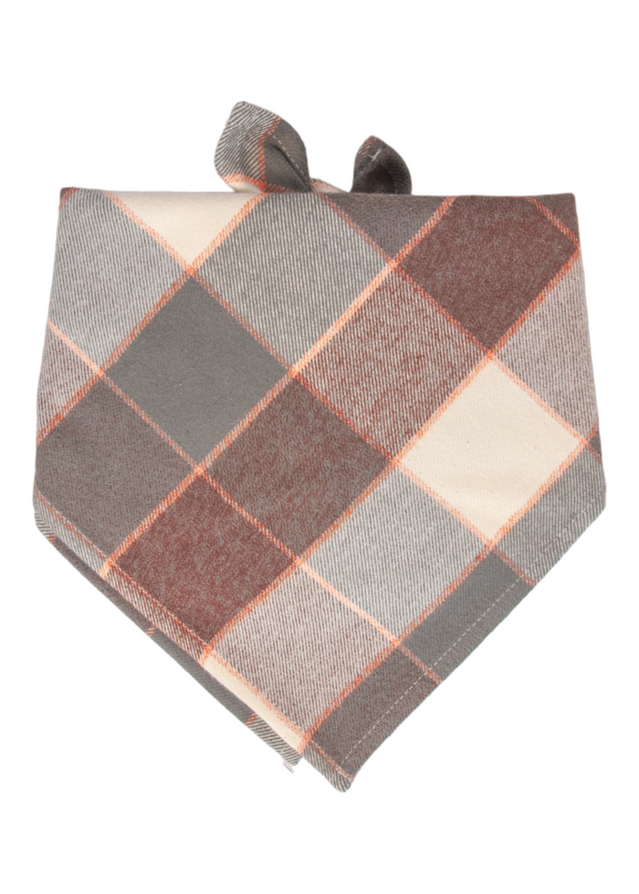 Magnolia Flannel Dog Bandana - Crew LaLa