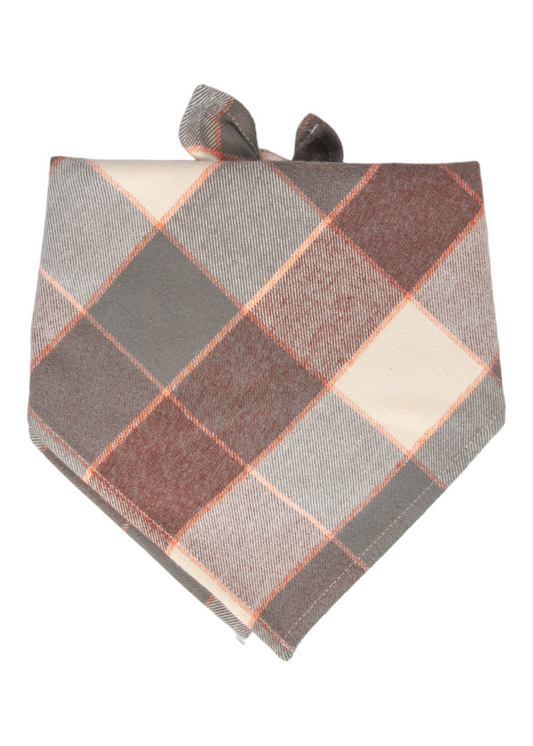 Magnolia Flannel Dog Bandana - Crew LaLa