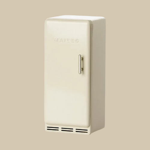 Maileg | Fridge Off White Mouse Size Happy Monkey