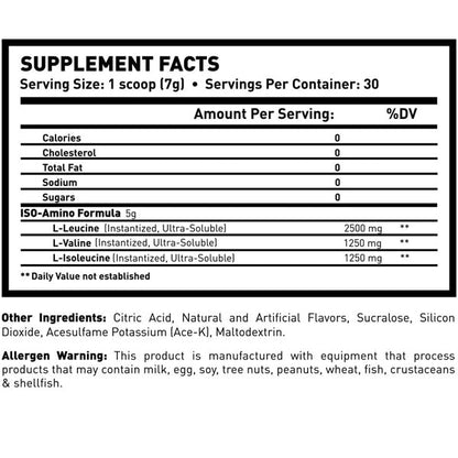 Man Sports Iso-Amino BCAA 30 Servings