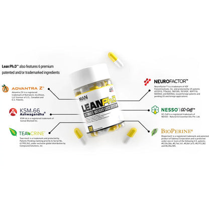 Man Sports Lean Ph.D Capsules