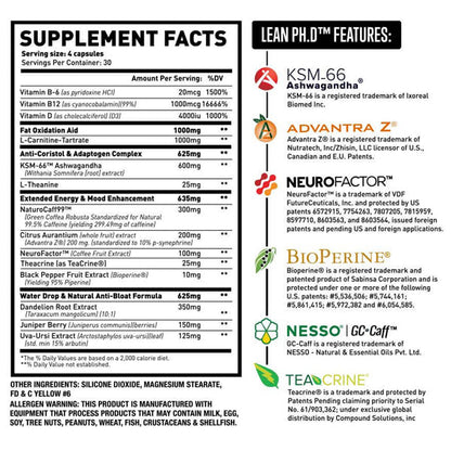Man Sports Lean Ph.D Capsules