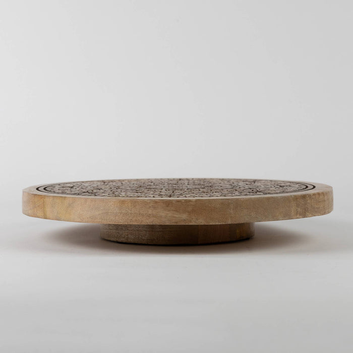 Mandala Wooden Lazy Susan