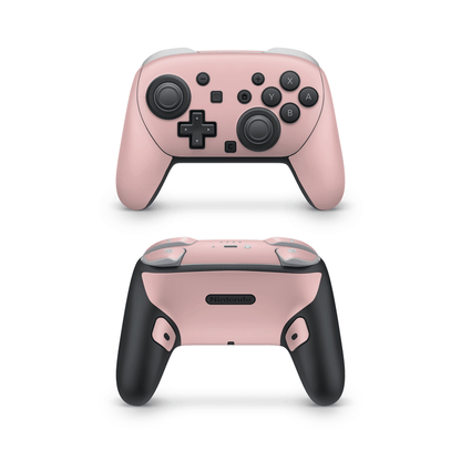 Mauve Pink Nintendo Switch Pro Controller Decal Skins