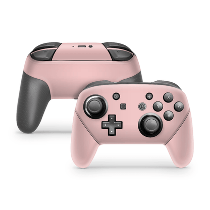 Mauve Pink Nintendo Switch Pro Controller Decal Skins