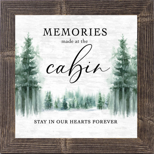 Memories Made at the Cabin by Summer Snow SA92 - Summer Snow Art