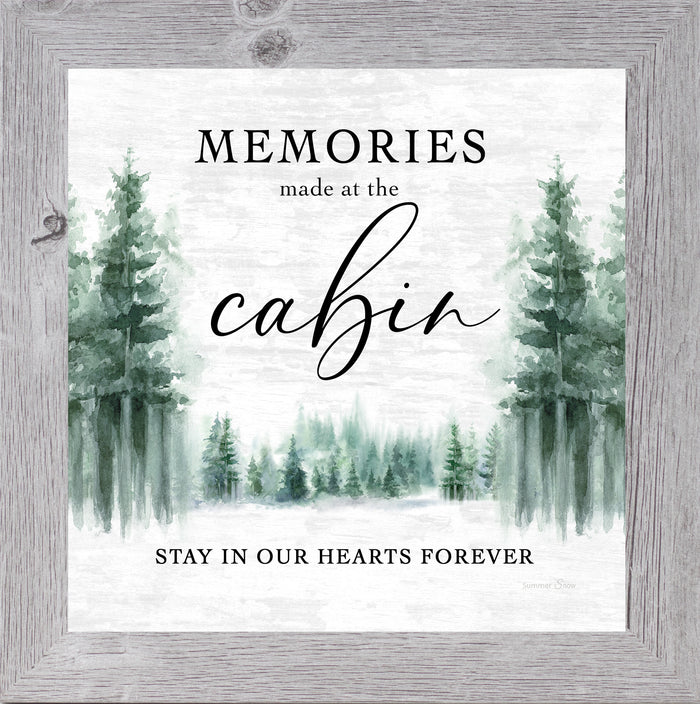 Memories Made at the Cabin by Summer Snow SA92 - Summer Snow Art