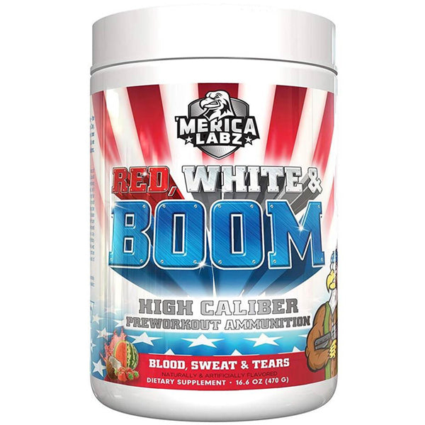 Merica Labz Red White & Boom Preworkout 20 Servings