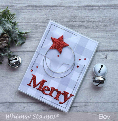 Merry Large Word Die