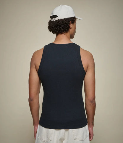 Merz B. Schwanen Cotton Tank Top Black - Kormákur & Skjöldur