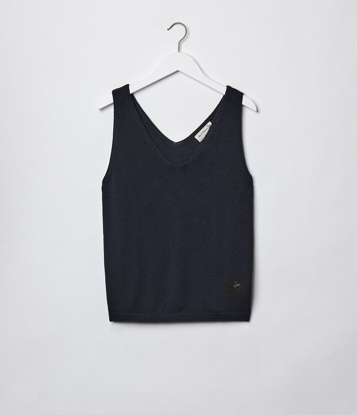 Merz b. Schwanen Dömutoppur Knitted Top