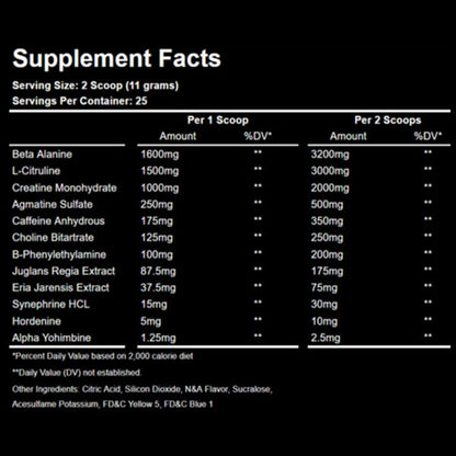 MHN Arez Titanium Pre-Training 25 Servings