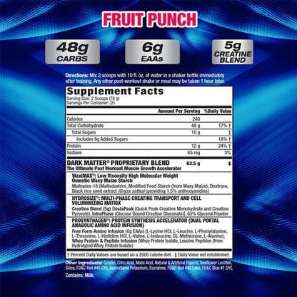 MHP Dark Matter Muscle Growth Accelerator 3.4lbs