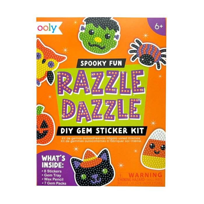 Mini Razzle Dazzle DIY Gem Sticker Kit - Spooky Fun