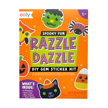 Mini Razzle Dazzle DIY Gem Sticker Kit - Spooky Fun