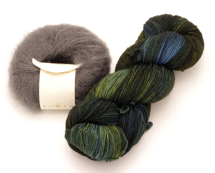 Malabrigo - Arroyo & Rowan - Kidsilk Haze / Vaa & Smoke
