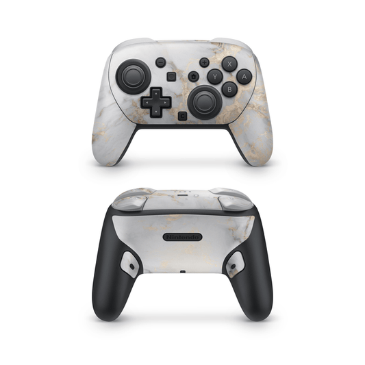 Modern Marble Nintendo Switch Pro Controller Decal Skins