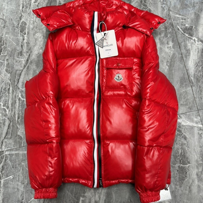 Moncler Montbeliard Down Jacket Red