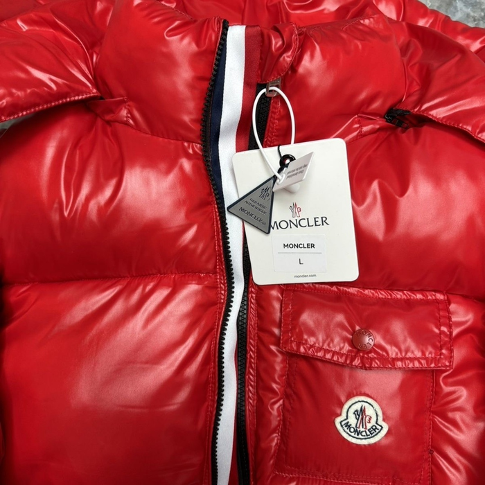 Moncler Montbeliard Down Jacket Red