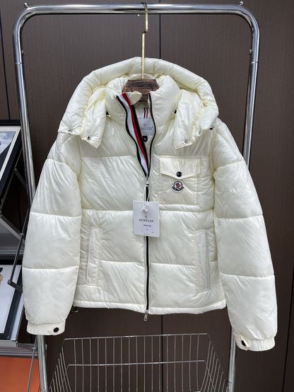 Moncler Montbeliard Down Jacket white