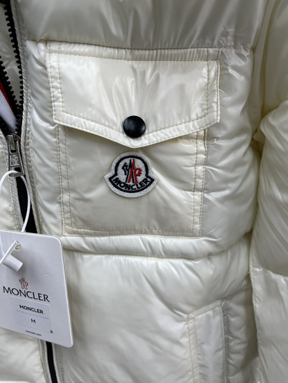 Moncler Montbeliard Down Jacket white