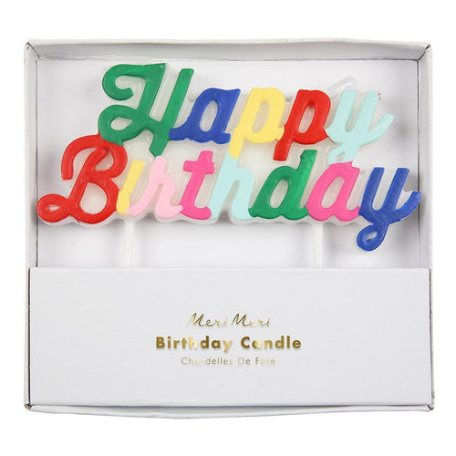 Multi Happy Birthday Candle